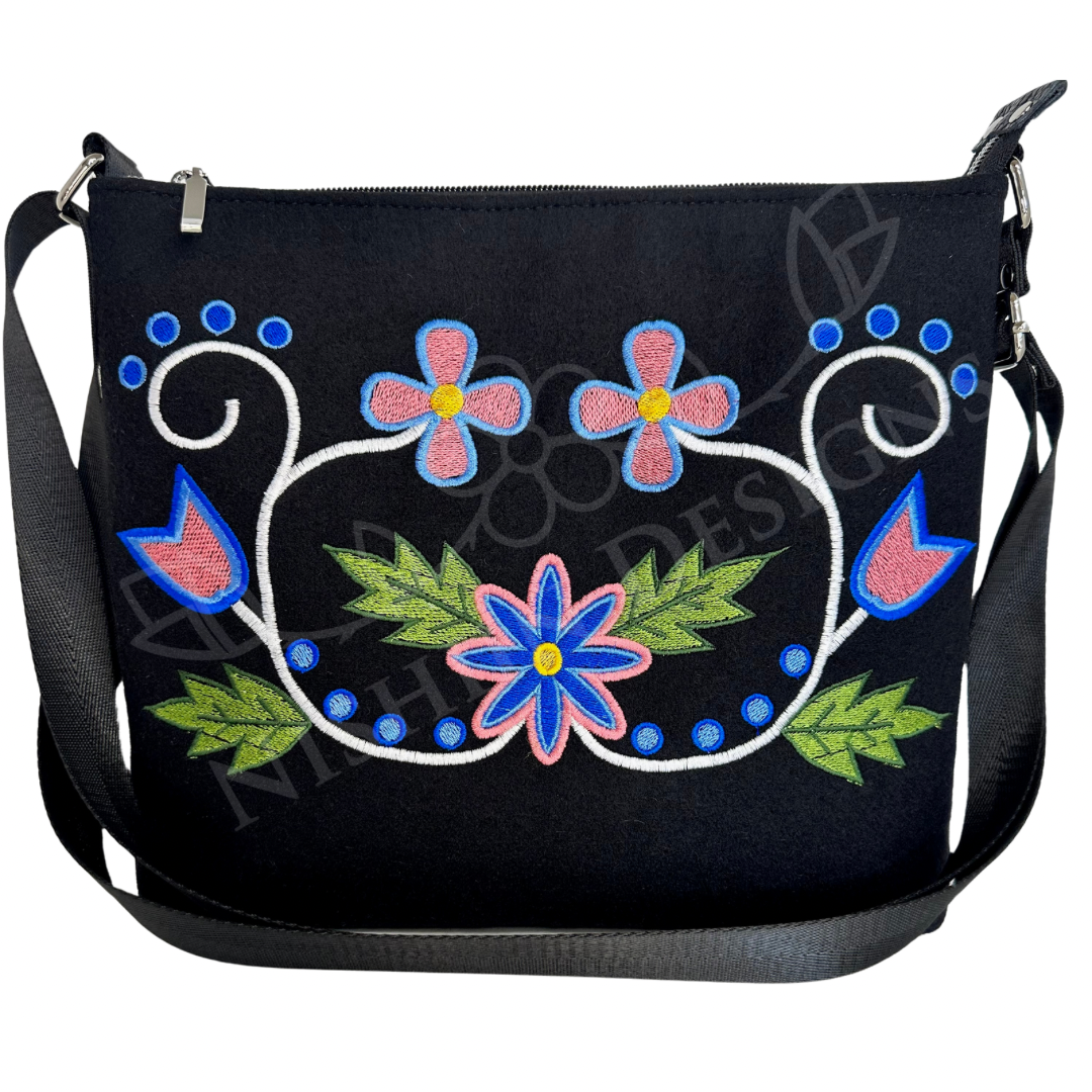 Nishiin Designs Cross Body Purse - Black