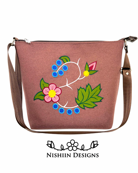 Nishiin Designs Cross Body Purse - Mauve