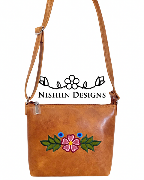 Nishiin Designs Cross Body Purse - Tan 10”