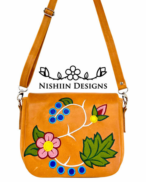 1. Nishiin Designs Messenger Style Cross Body Purse - Tan