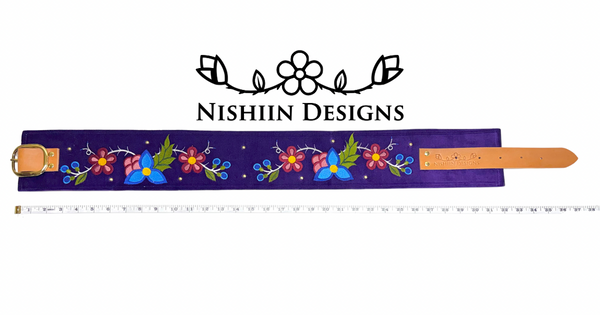 Nishiin Designs Belt - Royal Purple 29-31”