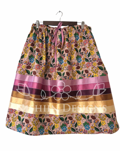 Nishiin Designs Ribbon Skirt - Summery Mid Calf Length