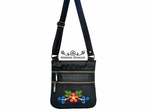 Nishiin Designs Midi Cross Body Purse - Antique Brass Hardware
