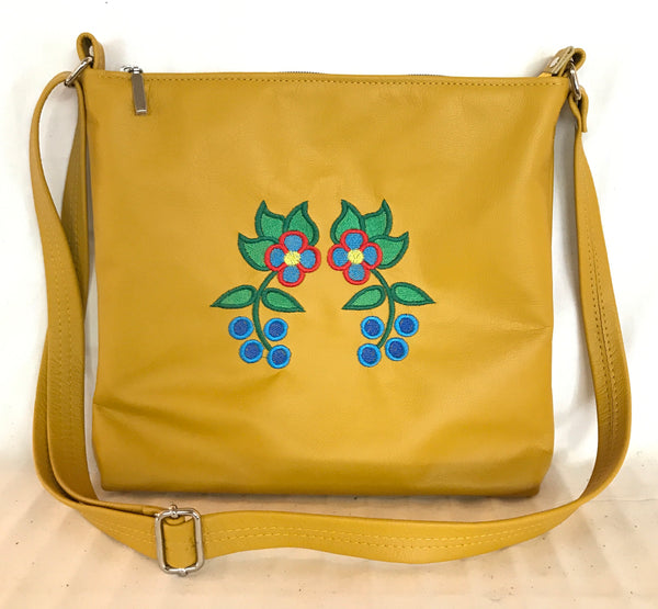 Deep Yellow Cross Body Purse