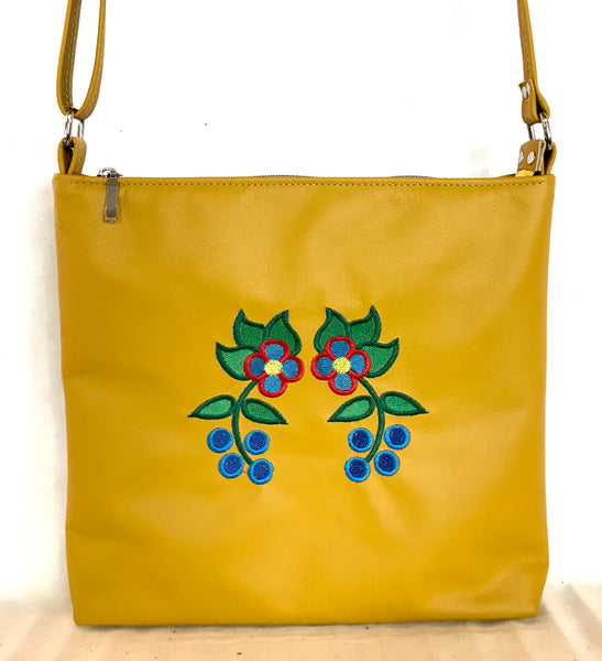 Deep Yellow Cross Body Purse